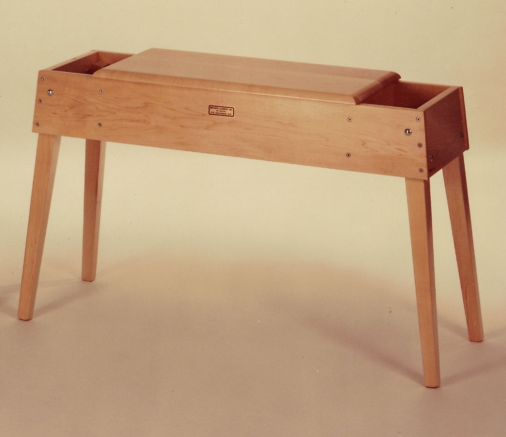 Banc coffret à bouts ouverts