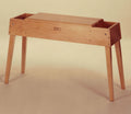 Banc coffret à bouts ouverts